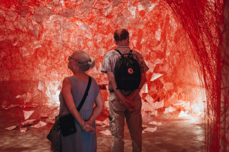 Diary, Chiharu Shiota. © Foto: Anders Löwdin.